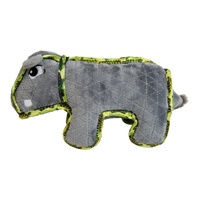 Outward Hound Xtreme Seamz Hippo Plush Dog Squeaker Toy Medium image