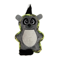 Outward Hound Xtreme Seamz Lemur Plush Dog Squeaker Toy Grey Small image