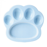 Pet DreamHouse PAW 2-in-1 Mini Pet Slow Feeder & Lick Pad Baby Blue image