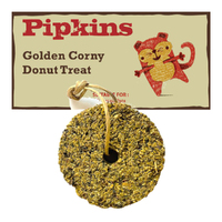 Pipkins Golden Corny Donut Treat for Guinea Pigs & Rabbits 140g image