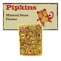 Pipkins Mineral Stone Flower Treat for Rabbits Guinea Pigs & Hamsters 100g image