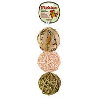 Petface Pipkins Natural Play Balls Durable Pet Toy for Small Pets image