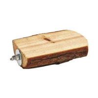 Petface Pipkins Natural Wood Perch Toy for Small Animals & Birds Large image