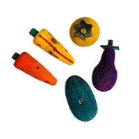 Petface Pipkins Wooden Fruit Nibblers Toy for Rabbits Guinea Pigs & Gerbils image