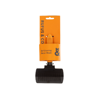 Rufus & Coco Self Cleaning Slicker Brush with Orange Handle for Dogs & Cats image