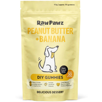 Raw Pawz Peanut Butter & Banana DIY Gummies 90g image
