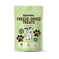 Raw Pawz Freeze-Dried Treats Venison Bites Natural Dog Treats 100g image