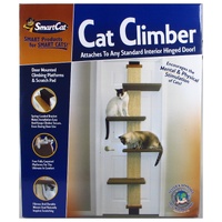 SmartCat Multi-Level Over-the-Door Pet Cat Climber Scratch Tower image