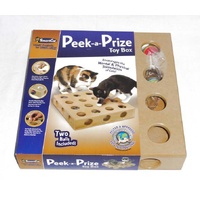 SmartCat Peek-a-Prize Interactive Play Cat Toy Box incl Two Toys image