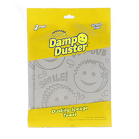 Scrub Daddy Damp Duster Dusting Sponge Towel Scratch Free 2 Pack image