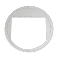 Transcat Replacement Frame for Small Cat Door Flap Spare Parts Clear image