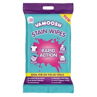 Vamoosh Rapid Action Stain Wipes for On-the-Go Spills 20 Pack image