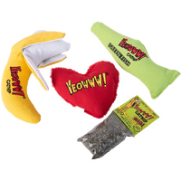 Yeowww Holiday Gift Bundle Interactive Catnip Filled Durable Cat Toy image