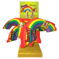 Yeowww Rainbow Catnip Durable Cat Toy with Display Stand 12 Pack image