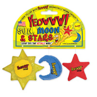 Yeowww Sun Moon & Stars Catnip Filled Durable Cotton Twill Cat Toy image