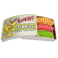 Yeowww Tin of Stinkies Catnip Filled Durable Pet Cat Toy 3 Inch image