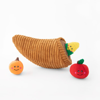 ZippyPaws Zippy Burrow: Cornucopia Interactive Plush Dog Squeaker Toy image