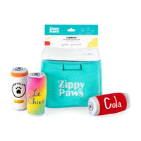 ZippyPaws Zippy Burrow: Ice Chest Interactive Plush Dog Squeaker Toy image