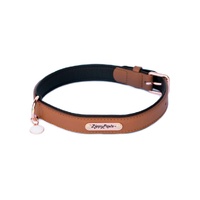 ZippyPaws Legacy Collection Leather Pet Dog Collar Brown Large image
