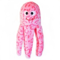 ZippyPaws Floppy Jelly Pink Interactive Plush Dog Squeaker Toy image