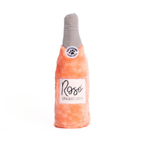 ZippyPaws Happy Hour Crusherz: Rose Interactive Plush Dog Squeaker Toy image