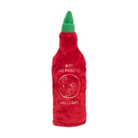ZippyPaws Hot Sauce Crusherz: Red Rooster Interactive Plush Dog Squeaker Toy image