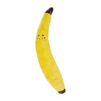 ZippyPaws Jigglerz: Banana Interactive Plush Pet Dog Squeaker Toy image