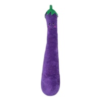 ZippyPaws Jigglerz: Eggplant Interactive Plush Pet Dog Squeaker Toy image