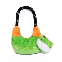 ZippyPaws RopeHangerz: Tree Frog Interactive Plush Pet Dog Squeaker Toy image