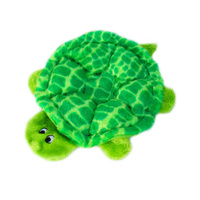 ZippyPaws Squeakie Crawler: Slowpoke the Turtle Interactive Dog Squeaker Toy image