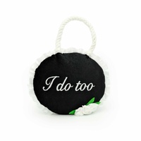 ZippyPaws Squeakie Pattiez: I Do Too Wedding Sign Interactive Dog Squeaker Toy image