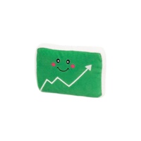 ZippyPaws Squeakie Pattiez: Stock Chart Interactive Dog Squeaker Toy image