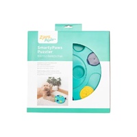 ZippyPaws SmartyPaws Puzzler: Teal Treat Dispenser Interactive Dog Toy image
