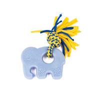 ZippyPaws ZippyTuff Teetherz: Elliot the Elephant Interactive Durable Dog Toy image