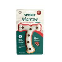 Sporn Marrow T-Bone Dental Care Dog Chew Toy Small image