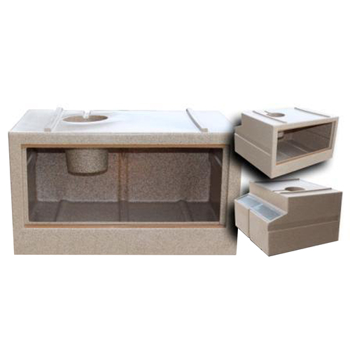 URS Deluxe Vivarium Dome Reptile Enclosure Sandstone Medium