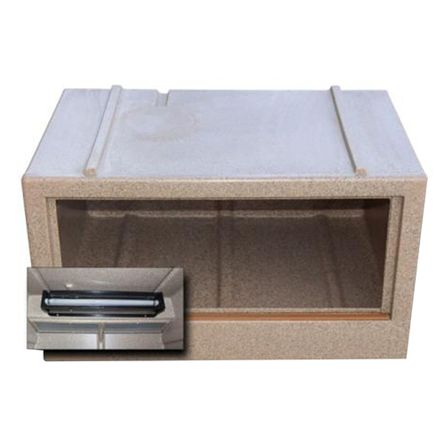 URS Deluxe Reptile Vivarium w/ Heat & Light Package No Dome Sandstone Medium