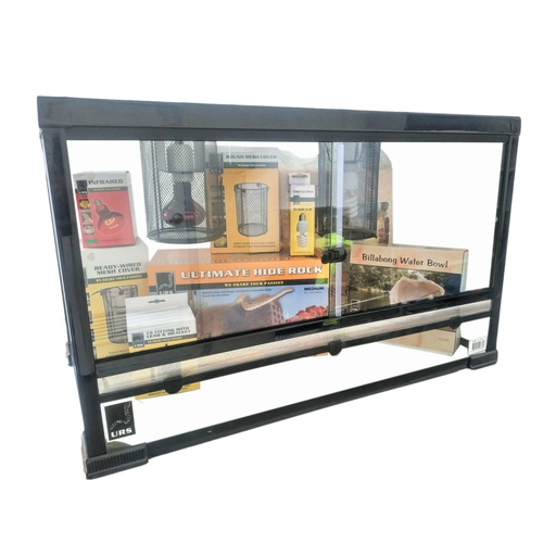 URS Budget Python Terrarium Enclosure Starter Kit Package Small