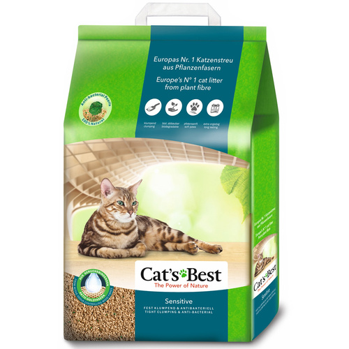 Cats Best Sensitive Bio Degradable Compostable Kitty Litter 8L / 2.9kg