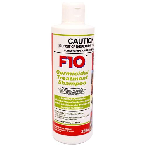 F10 Germicidal Dogs & Cats Treatment Shampoo 250ml