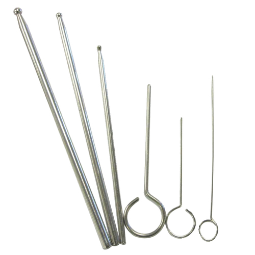 URS Surgical Stainless Steel Snake Sexing Probes 6 Pack