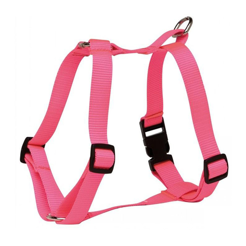 Prestige Pet 3/4 Inch Adjustable Dog Harness Hot Pink 30-51cm