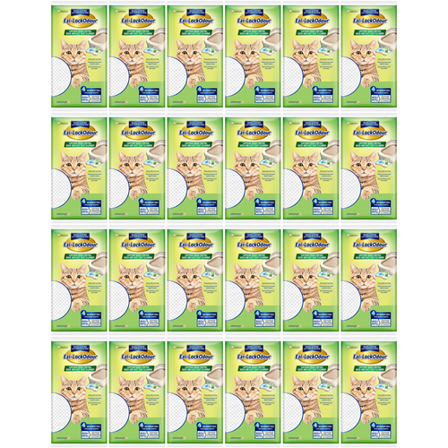 24 x Ezi Lockodour Cat Litter System Absorbant Cat Pads 4 Pack BULK PACK