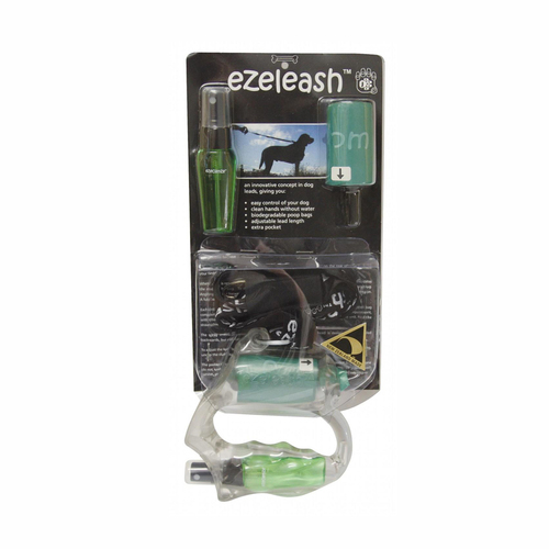 Ezeleash Adjustable Clear Dog Leash Kit Small 15mm