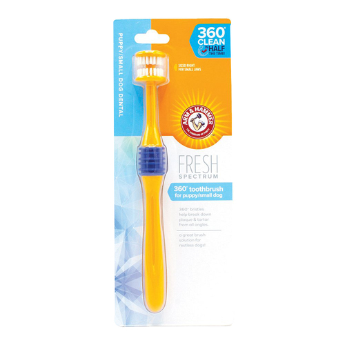 Arm & Hammer Fresh Spectrum 360 Degree Toothbrush for Dogs Small