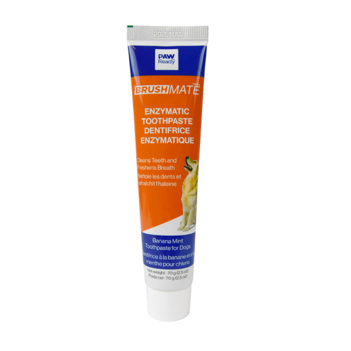 Paw Ready Enzymatic Brushmate Toothpaste for Dogs Banana Mint 70g