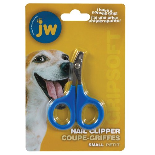 JW Pet Nail Clipper Pet Grooming Tool for Small Dogs & Cats Blue 8cm