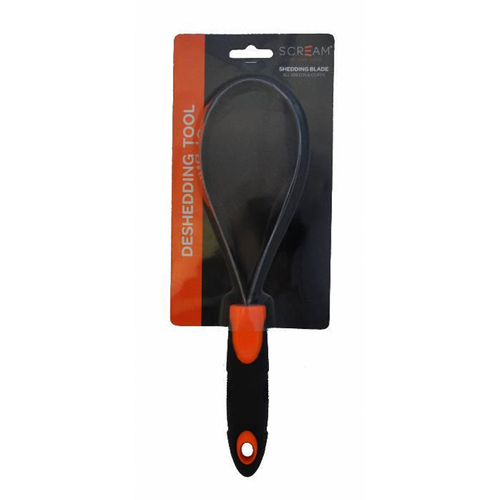 Scream Shedding Blade Grooming Tool for Dogs Loud Orange