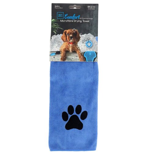 Zeez Comfort Microfibre Drying Towel for Dogs Small 75 x 35cm