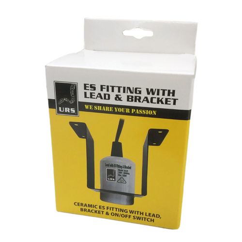 URS Lead with ES Fitting & Bracket fits Lighting Globes in Roof of Enclosure